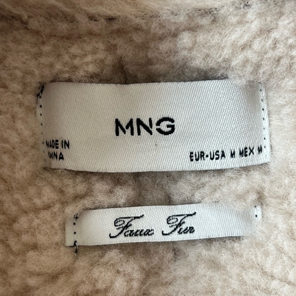 Mango vegan leather moto jacket size medium - Picture 6 of 7